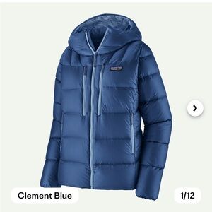 ISO DO NOT BUY! Patagonia Fitz Roy Down Hoody in Clement Blue!